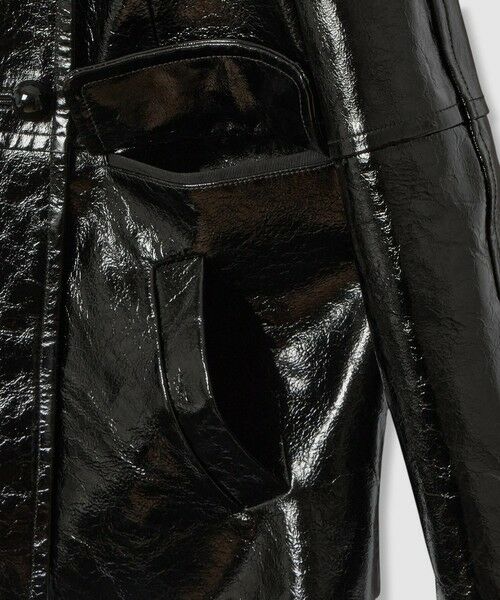 allureville / アルアバイル ブルゾン | 【LOULOU WILLOUGHBY】クラッシュエナメルレザーブルゾン | 詳細8