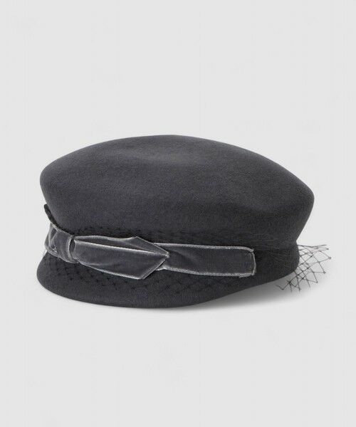 allureville / アルアバイル ハンチング・キャスケット・ベレー帽 | 【LOULOU WILLOUGHBY】ベロアリボンキャスケット | 詳細12