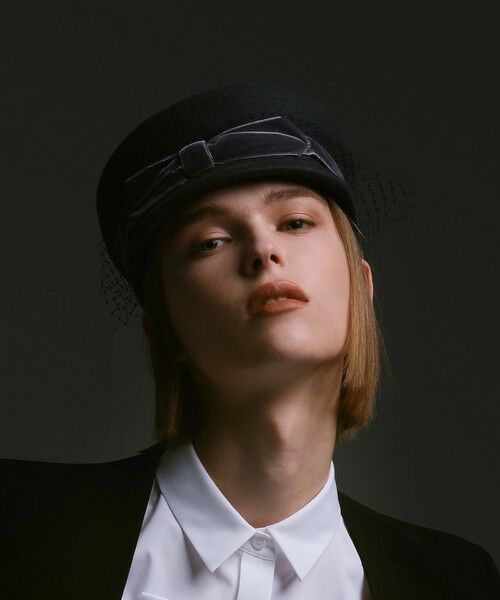 allureville / アルアバイル ハンチング・キャスケット・ベレー帽 | 【LOULOU WILLOUGHBY】ベロアリボンキャスケット | 詳細4