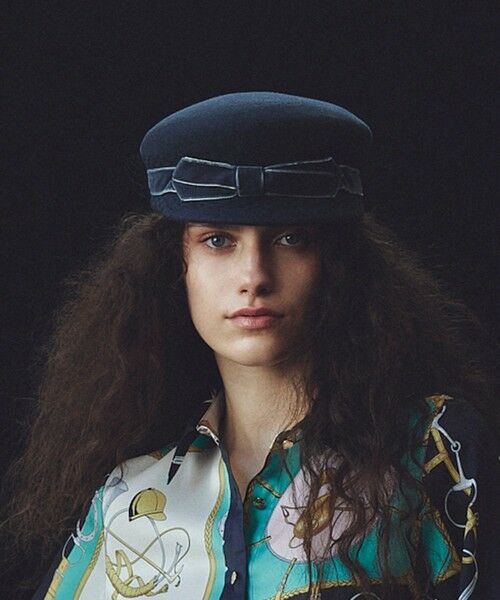 allureville / アルアバイル ハンチング・キャスケット・ベレー帽 | 【LOULOU WILLOUGHBY】ベロアリボンキャスケット | 詳細7