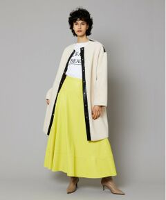 allureville / アルアバイル ダッフルコート | リバーシブルノーカラーボアコート