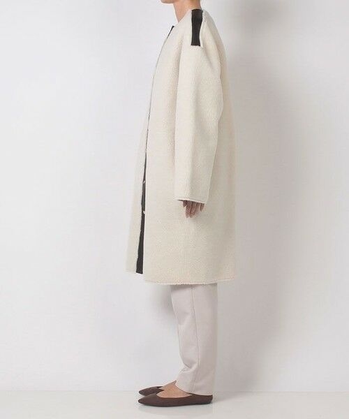 allureville / アルアバイル ダッフルコート | リバーシブルノーカラーボアコート | 詳細11