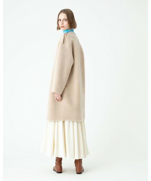 allureville / アルアバイル ダッフルコート | リバーシブルノーカラーボアコート | 詳細22