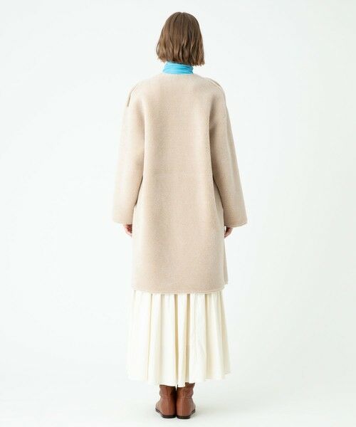 allureville / アルアバイル ダッフルコート | リバーシブルノーカラーボアコート | 詳細23
