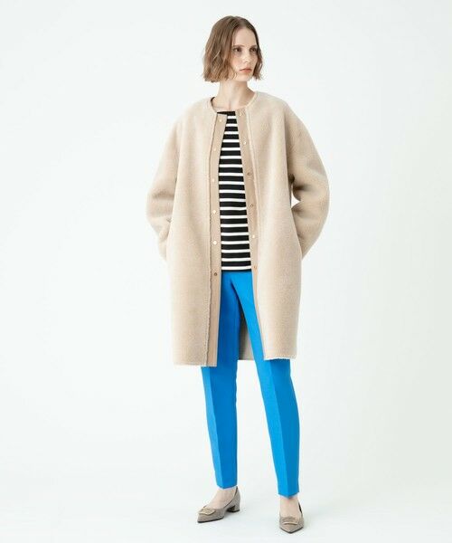 allureville / アルアバイル ダッフルコート | リバーシブルノーカラーボアコート | 詳細24