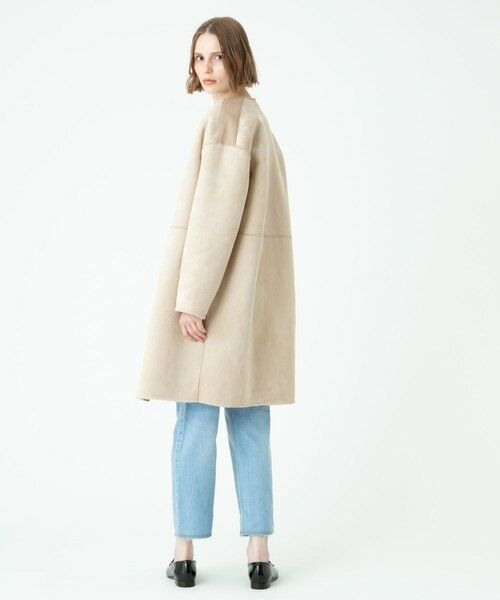 allureville / アルアバイル ダッフルコート | リバーシブルノーカラーボアコート | 詳細27