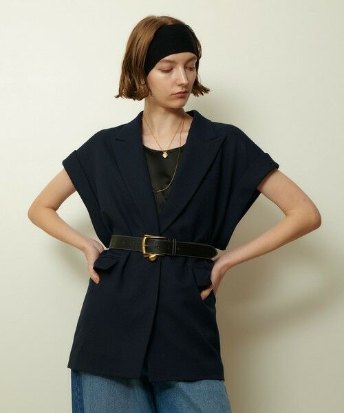 allureville / アルアバイル テーラードジャケット | ウールライクポリツイルジレジャケット | 詳細1