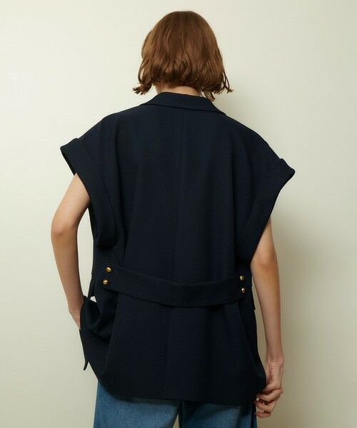 allureville / アルアバイル テーラードジャケット | ウールライクポリツイルジレジャケット | 詳細3