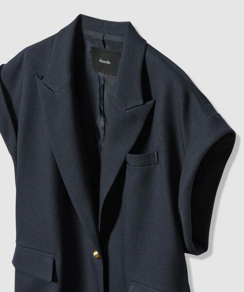 allureville / アルアバイル テーラードジャケット | ウールライクポリツイルジレジャケット | 詳細6