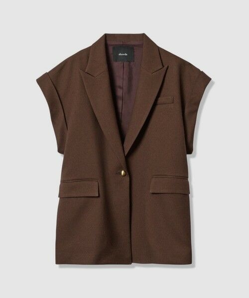 allureville / アルアバイル テーラードジャケット | ウールライクポリツイルジレジャケット | 詳細14