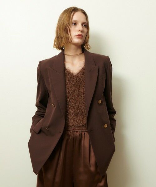 allureville / アルアバイル テーラードジャケット | TRストレッチダブルジャケット | 詳細4