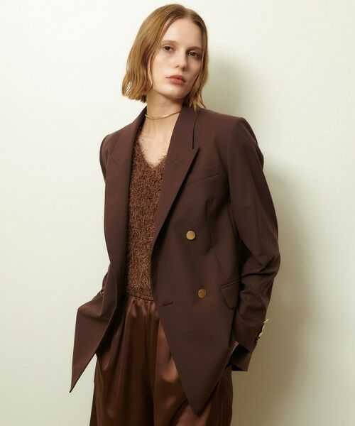 allureville / アルアバイル テーラードジャケット | TRストレッチダブルジャケット | 詳細5