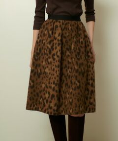 allureville / アルアバイル ミニ・ひざ丈スカート | MILIORレオパードスカート