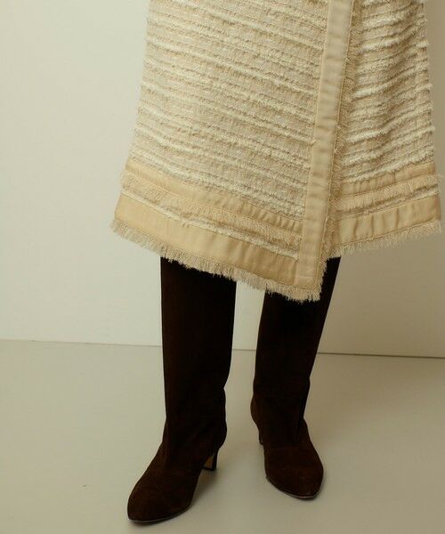 allureville / アルアバイル ミニ・ひざ丈スカート | ジオリカラップスカート | 詳細4