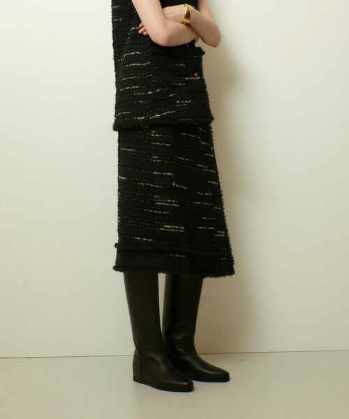 allureville / アルアバイル ミニ・ひざ丈スカート | ジオリカラップスカート | 詳細10