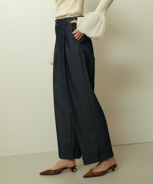 allureville / アルアバイル デニムパンツ | リジッドデニムライクパンツ | 詳細1