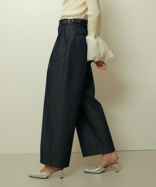 allureville / アルアバイル デニムパンツ | リジッドデニムライクパンツ | 詳細2