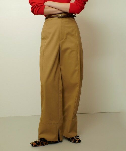 allureville / アルアバイル その他パンツ | ミリタリーツイルハイウェストパンツ | 詳細1