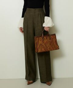 allureville / アルアバイル その他パンツ | リネンウールストレートパンツ