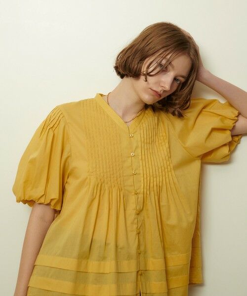 allureville / アルアバイル シャツ・ブラウス | ピンタックデザインスリーブブラウス | 詳細4