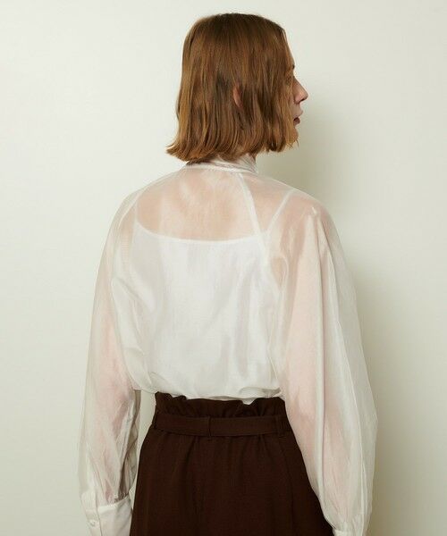 allureville / アルアバイル シャツ・ブラウス | シルキーセルロースボウブラウス | 詳細4