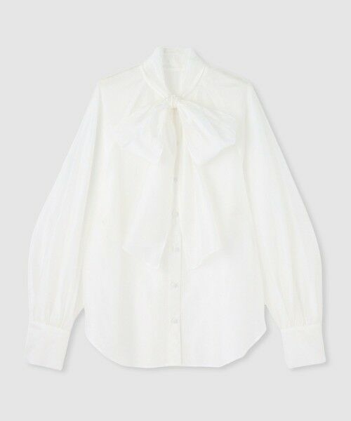 allureville / アルアバイル シャツ・ブラウス | シルキーセルロースボウブラウス | 詳細5