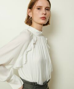 allureville / アルアバイル シャツ・ブラウス | フリルスリーブブラウス