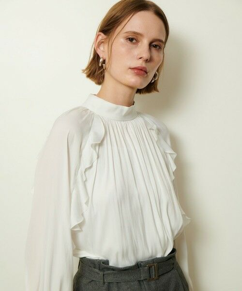 allureville / アルアバイル シャツ・ブラウス | フリルスリーブブラウス | 詳細1