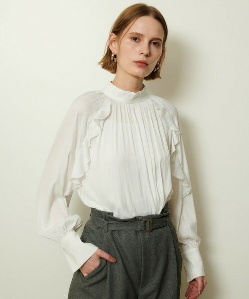 allureville / アルアバイル シャツ・ブラウス | フリルスリーブブラウス | 詳細2