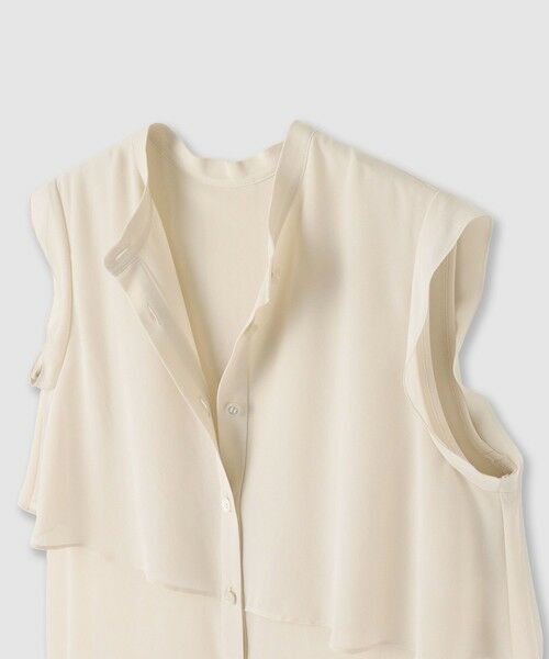 allureville / アルアバイル シャツ・ブラウス | ジョーゼットオーバーラップブラウス | 詳細2