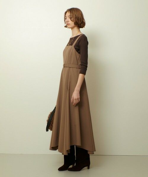 allureville / アルアバイル ロング・マキシ丈ワンピース | イレギュラーヘムジャンパースカート | 詳細2