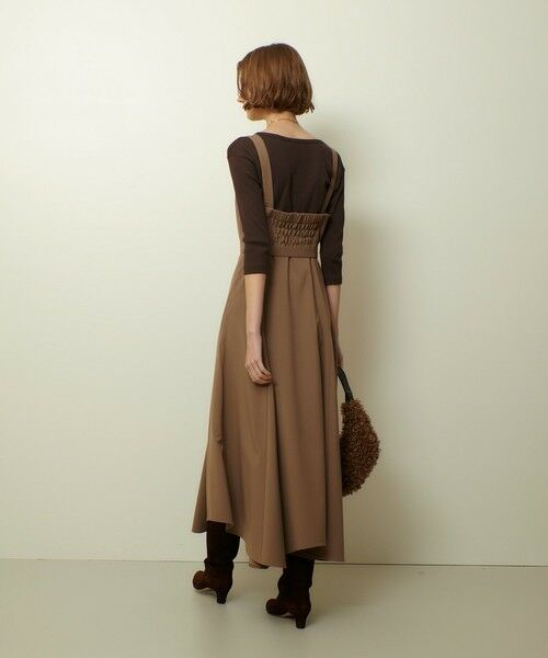 allureville / アルアバイル ロング・マキシ丈ワンピース | イレギュラーヘムジャンパースカート | 詳細3