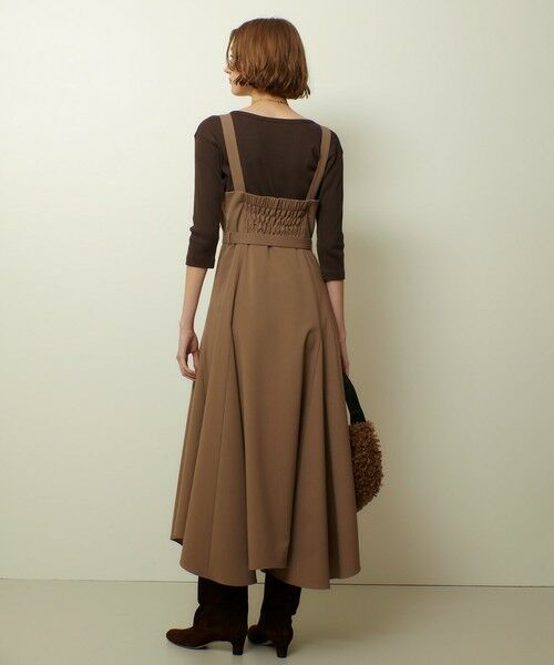 allureville / アルアバイル ロング・マキシ丈ワンピース | イレギュラーヘムジャンパースカート | 詳細4