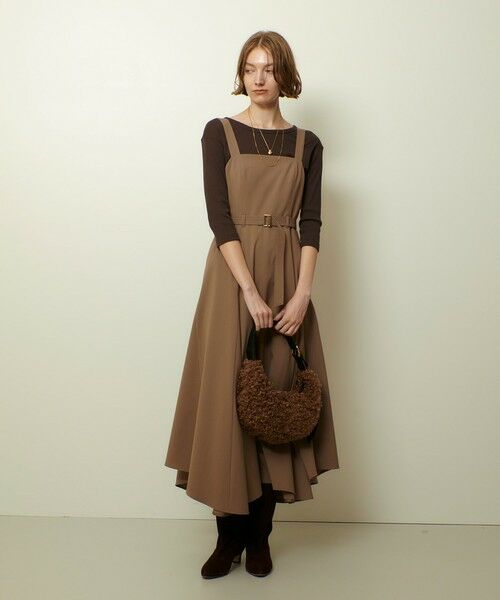 allureville / アルアバイル ロング・マキシ丈ワンピース | イレギュラーヘムジャンパースカート | 詳細1