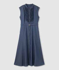 allureville / アルアバイル ドレス | デニムライクツイルワンピース