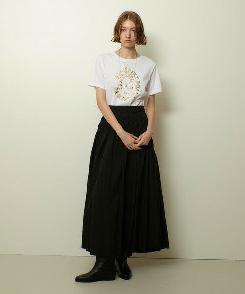 allureville / アルアバイル Tシャツ | クラッキング箔ロゴT | 詳細2