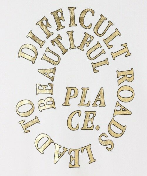 allureville / アルアバイル Tシャツ | クラッキング箔ロゴT | 詳細5