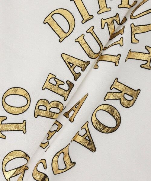 allureville / アルアバイル Tシャツ | クラッキング箔ロゴT | 詳細7