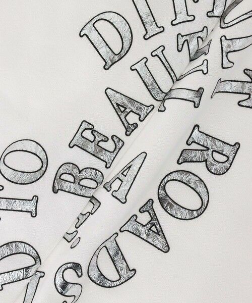 allureville / アルアバイル Tシャツ | クラッキング箔ロゴT | 詳細12