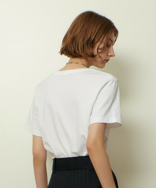 allureville / アルアバイル Tシャツ | クラッキング箔ロゴT | 詳細9