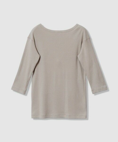 allureville / アルアバイル カットソー | テレコ3/4スリーブボートネックプルオーバー | 詳細3