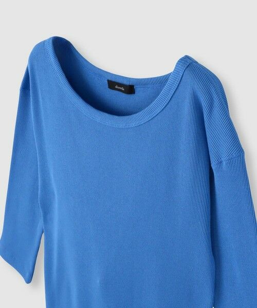 allureville / アルアバイル カットソー | テレコ3/4スリーブボートネックプルオーバー | 詳細6