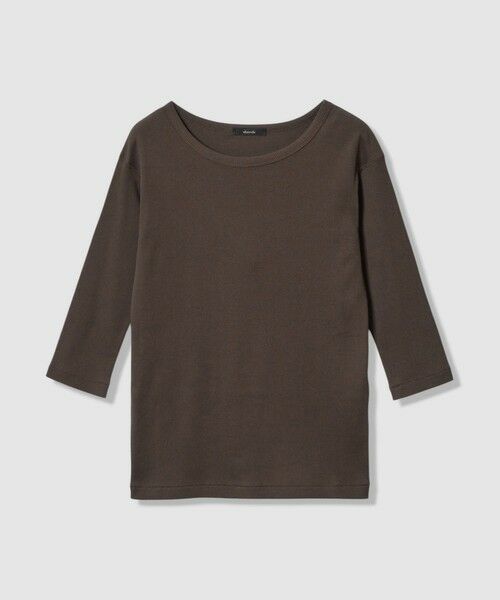 allureville / アルアバイル カットソー | テレコ3/4スリーブボートネックプルオーバー | 詳細14