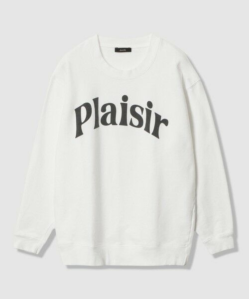 allureville / アルアバイル カットソー | ロゴスウェットプルオーバー | 詳細4