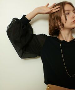 allureville / アルアバイル ニット・セーター | チュールスリーブプルオーバー