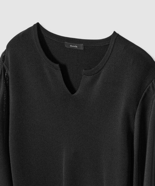 allureville / アルアバイル ニット・セーター | チュールスリーブプルオーバー | 詳細10