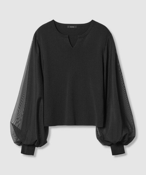 allureville / アルアバイル ニット・セーター | チュールスリーブプルオーバー | 詳細8