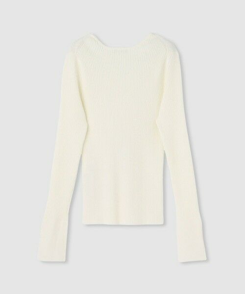 allureville / アルアバイル ニット・セーター | 袖釦Vネックプルオーバー | 詳細1