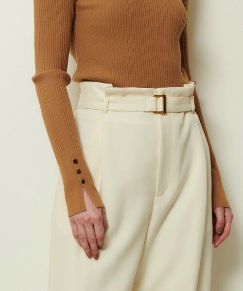 allureville / アルアバイル ニット・セーター | 袖釦Vネックプルオーバー | 詳細11