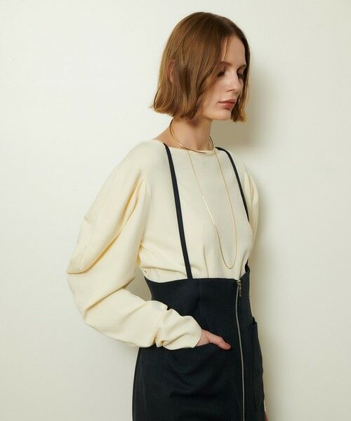 allureville / アルアバイル ニット・セーター | ソウバリドレープスリーブプルオーバー | 詳細1